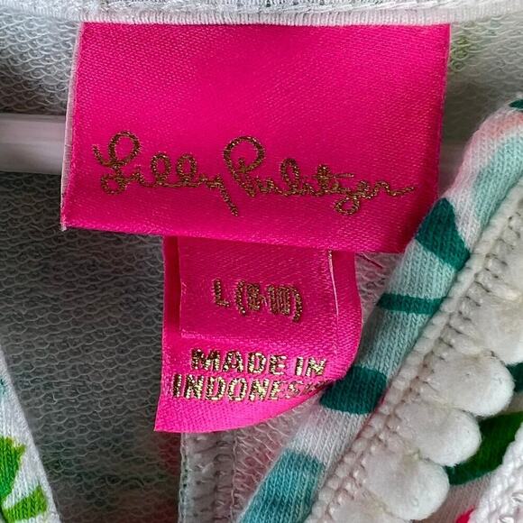 Lilly Pulitzer Pink and Green Flamingo Dress - Picture 5 of 5